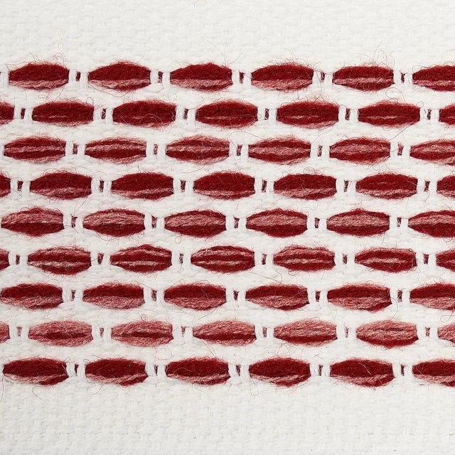 Contemporary Sample - Schumacher Portola Tape Indoor/Outdoor in Rose For Sale - Image 3 of 4