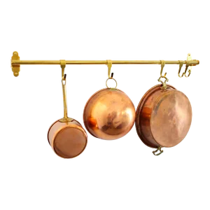 Ext Lrg Brass Wall Mount Kitchen/Railing/Rod 31.5"