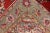 Textile Fine Qum Rug With Red, Light Blue, Light Green, Navy and Brown For Sale - Image 7 of 8