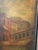 Antique Italian Ponte Rialto Handpainted Parchment Leather Floor Screen For Sale In Miami - Image 6 of 18