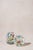 Set of six hand-painted Italian ceramic plates featuring colorful floral motifs, scalloped rims, and artisan-painted...