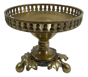 Antique Japanese Bronze Shell Bowl