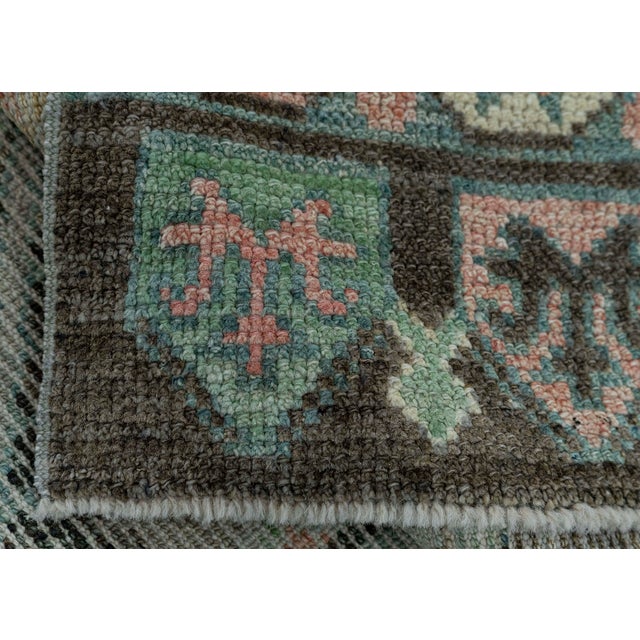 Terra Cotta Turkish Oushak Rug 2'9" x 6'4" #20090 For Sale - Image 8 of 8