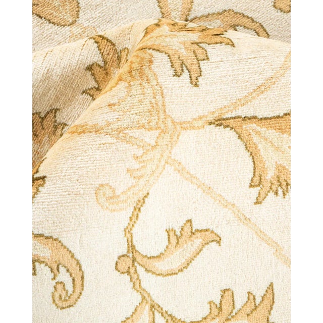 Textile Mogul, One-of-a-Kind Hand-Knotted Area Rug in Ivory, 8' 1" x 10' 3" For Sale - Image 7 of 8