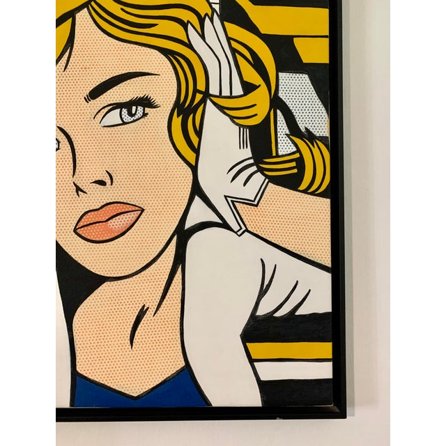 Vintage Pop Art Oil on Canvas Painting Chairish