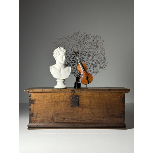 Large Antique Spanish Chest, 1700s For Sale - Image 11 of 18