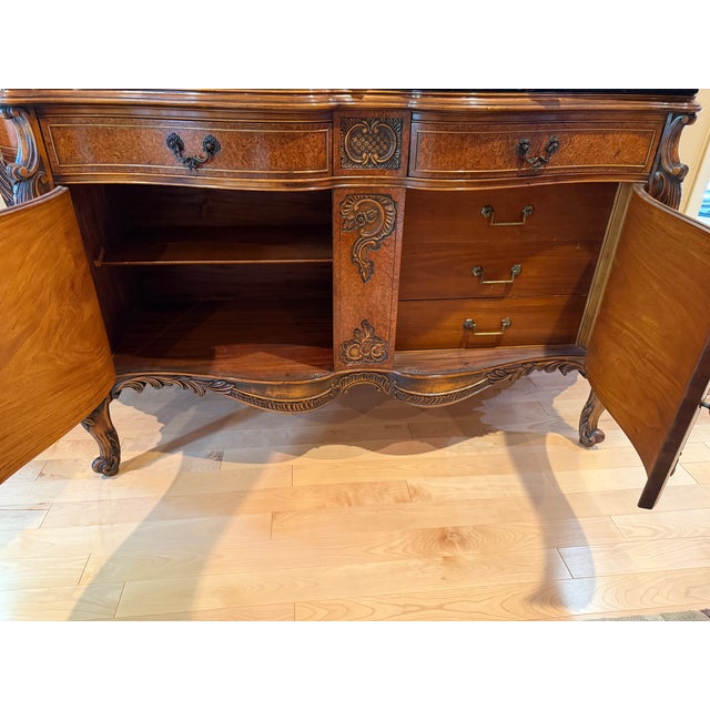 Antique Solid Philippine Narra Wood Sideboard For Sale - Image 9 of 14
