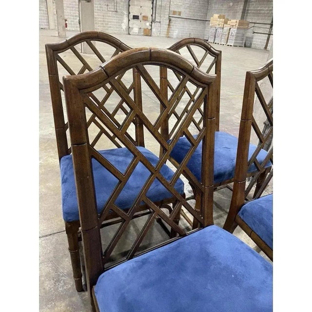Century Furniture Chinese Chippendale Dining Chairs by Century Furniture- Set of 8 For Sale - Image 4 of 11