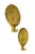 Chelsea House Inc Pair of Vintage Brass Seashell Wall Hooks – Coastal / Hollywood Regency For Sale - Image 4 of 7