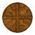 French Provincial Rustic Round Dining Table - Walnut For Sale - Image 3 of 8