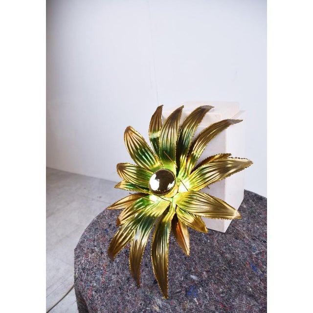 Flower Wall Lamp from Maison Jansen, 1970s For Sale - Image 13 of 14