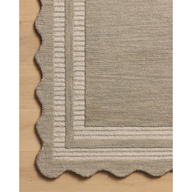 Loloi Rugs Chris Loves Julia x Loloi Scottie Fog / Ivory 2'-3" x 3'-9" Runner Rug For Sale - Image 4 of 6