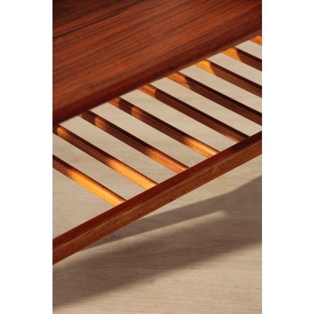 Vintage Surfboard Coffee Table in Walnut from Everest, 1960s For Sale - Image 14 of 18