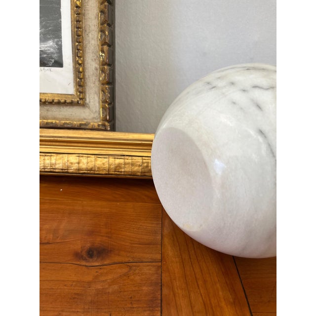Mid-Century Marble Square With Two Sizes of Round Marble Spheres - 3 Piece Set For Sale - Image 6 of 13