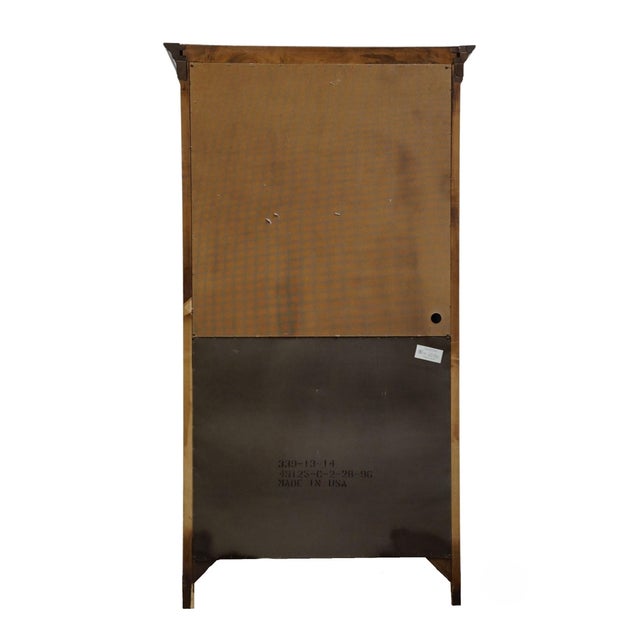 Late 20th Century Stanley Furniture Solid Cherry Italian Inspired Traditional 42" Chiffonier Armoire 339-13-14 For Sale - Image 12 of 15