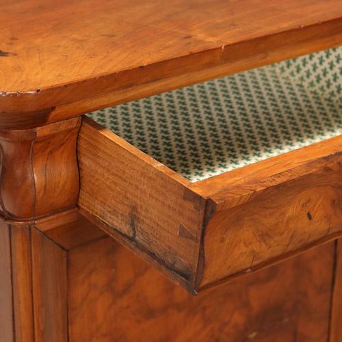 Antique Bedside Table in Walnut, 1850s For Sale - Image 6 of 11