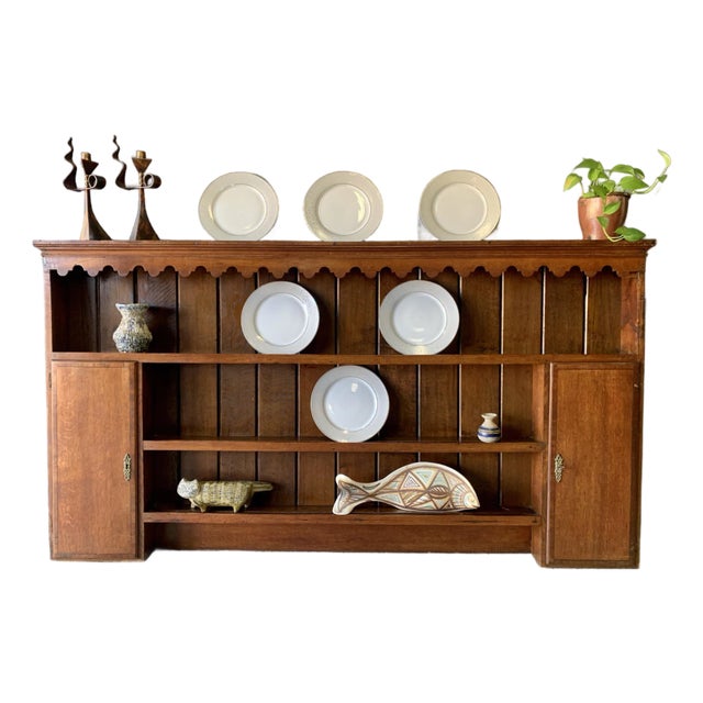 Mid 19th Century Welsh Plate Wall Unit For Sale
