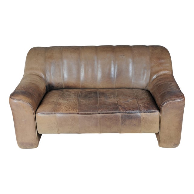DS44 2-Seater Sofa in Buffalo Leather from de Sede, 1970s For Sale