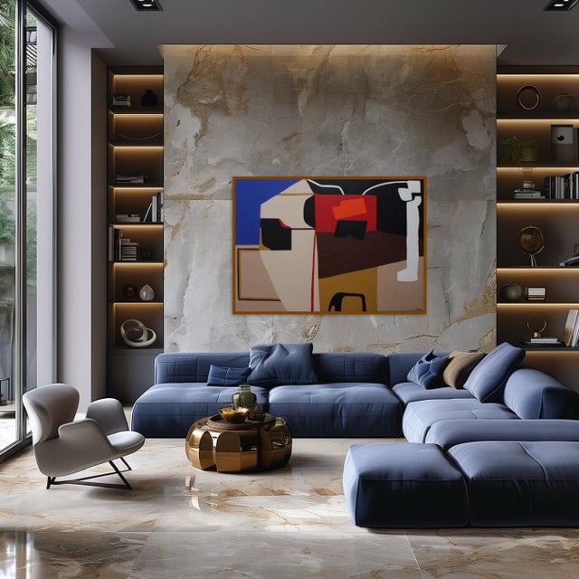 Bodasca, Geometric Abstract N04, 2026, Acrylic on Canvas For Sale - Image 10 of 13