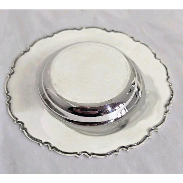 Sterling Silver Circular Trinket Dish from Carrs of Sheffield, 1994 For Sale - Image 12 of 18