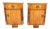Vintage Polish Art Deco Nightstands, 1940s, Set of 2 For Sale