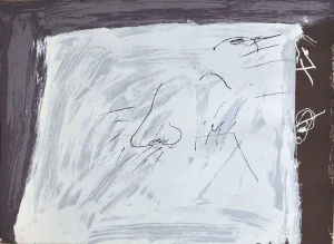 Untitled - Original Lithograph by Antoni Tapies - 1974 1974