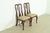 Ethan Allen Queen Anne Carved Cherry Wood Side Chairs or Dining Chairs, Pair For Sale - Image 13 of 13