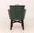 Regency Style Upholstered Ebonized Armchair For Sale - Image 9 of 9