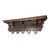 Italian Walnut Carved Hanging Coat Rack, Antique For Sale