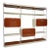 Laminate and Lucite Modular Wall Unit/Etagere/Dry Bar, Milo Baughman Style For Sale