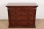 A gorgeous Neoclassical, Empire, or British Colonial style carved mahogany five-drawer dresser or chest of drawers By...