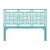 Not Yet Made - Made To Order Finn Platform Bed King - Turquoise For Sale - Image 5 of 12