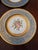 Staffordshire Pre Mid Century Vintage Set of 6 Gold Overlay Plates For Sale - Image 4 of 11
