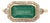 Natural Emerald and Diamond Ring 6.5 14k Y Gold 2.32 TCW Certified For Sale