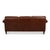 2020s English Rolled Arm Leather Sofa in Chestnut Brown For Sale - Image 5 of 9