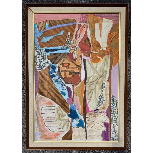 Joseph Fassbender Style 1970's Mixed Media/Unsigned For Sale - Image 4 of 13