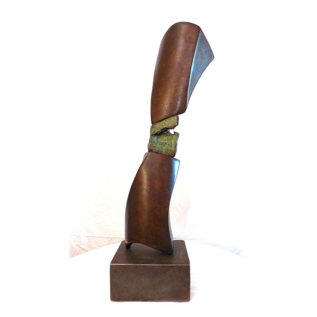 1990s "Turning Point" a Sculpture by Frank Morbillo For Sale - Image 13 of 13