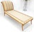 Baker Furniture Company Klismos Light Carved Walnut Frame Chaise Lounge Chair Stunning MIINT Frame! For Sale - Image 4 of 13
