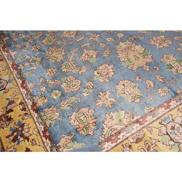 Turkish Large Antique Turkish Oushak Rug - 11'2" x 16'1" For Sale - Image 3 of 10