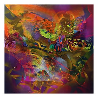 Ovidiu Kloska, Secret Garden, Acrylic on Canvas For Sale