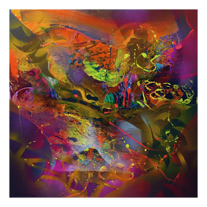 Ovidiu Kloska, Secret Garden, Acrylic on Canvas