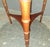 Vintage Traditional Round Carved Faux Bamboo Side / End Tables by Lane. A - Pair For Sale In Miami - Image 6 of 12