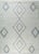 4x12 Ophelia Moroccan Ivory Geometric Modern Hand Knotted Wool Carpet Rug For Sale