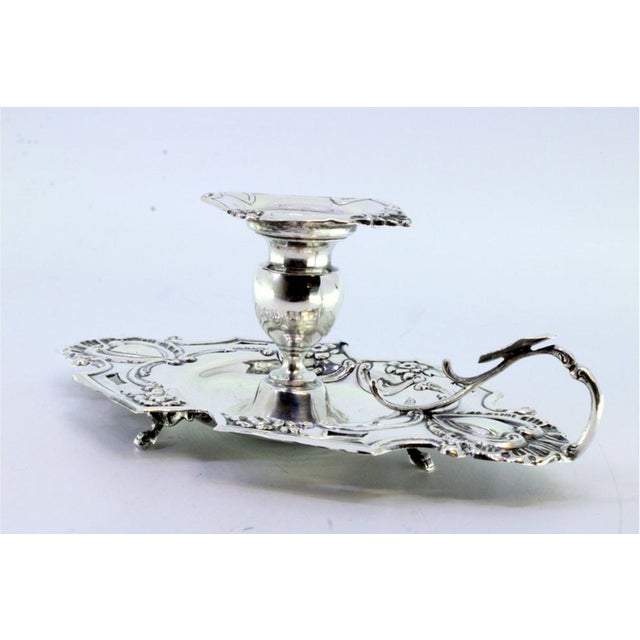 Silver Paddle with Cut-Out Floral Motifs For Sale - Image 3 of 8