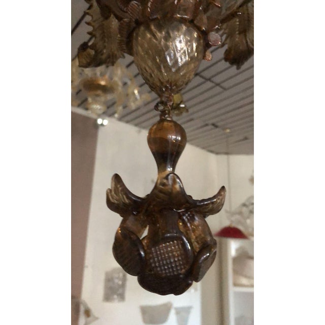 Contemporary Murano Chandelier by AZ HOME For Sale - Image 3 of 5