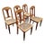 The Set of Five Art Nouveau Dining Chairs is a wonderful and unusual treasure from the 20-century furniture design era....