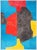 Serge Poliakoff (after) Composition red, blue and black Color lithograph (Mourlot workshop) Signed in the plate Stone...