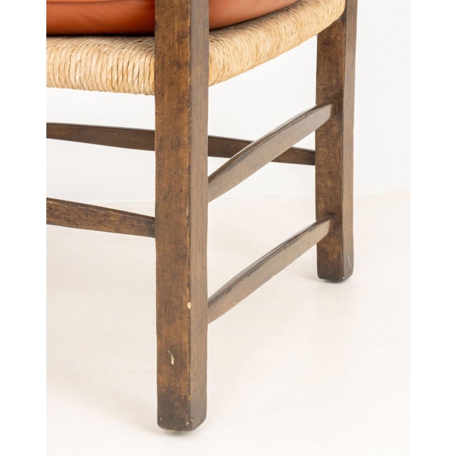 Late 20th Century Fritz Hansen Style Walnut Armchair For Sale - Image 5 of 10