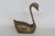 Mid 20th Century Solid Brass Swan Figurine Mid Century Modern Style Small Decorative Bird 5093b For Sale - Image 5 of 11