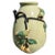 Chinoiserie Chinoiserie Famille Jaune Yellow Craquelure Vase With Bird & Olive Branch Motif For Sale - Image 3 of 5